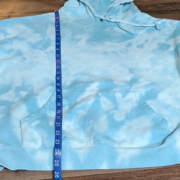 Taylor Swift 1989 (Taylor's Version) Blue Tie Dye Hoodie Sweatshirt No Patch Lrg - Picture 8 of 10
